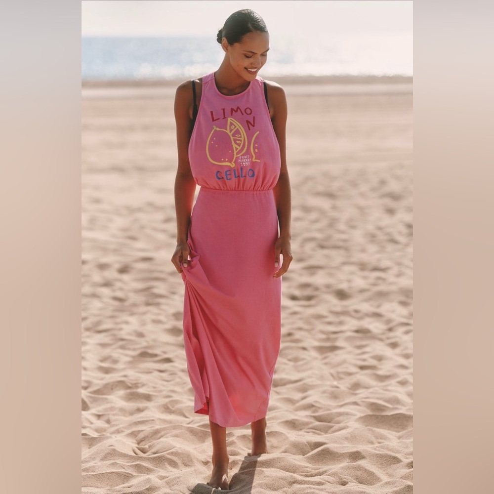 Limoncello Pink Beach Coverup